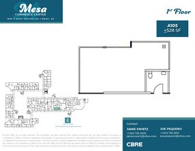 1930 S Alma School Rd, Mesa, AZ à louer Plan d’étage– Image 1 sur 2