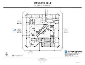 333 N Sam Houston Pky E, Houston, TX à louer Plan d’étage– Image 1 sur 1