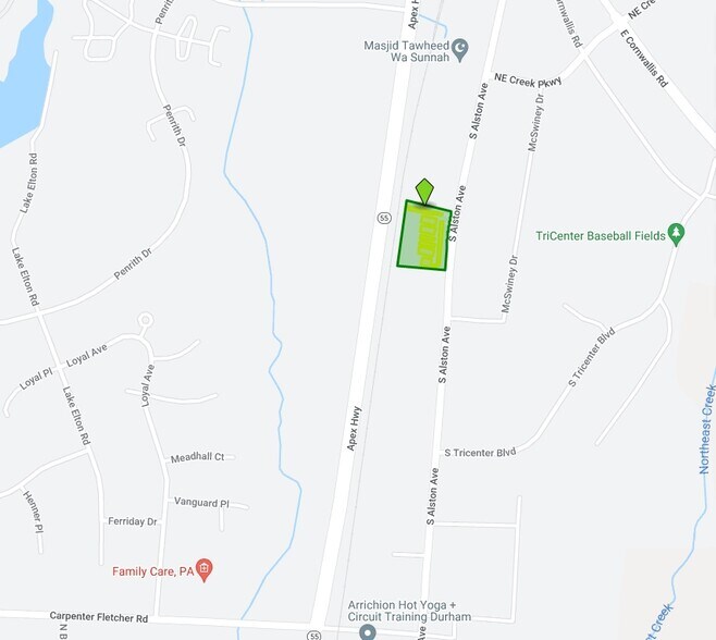 3822 S Alston Ave, Durham, NC à vendre - Plan cadastral – Image 3 sur 3