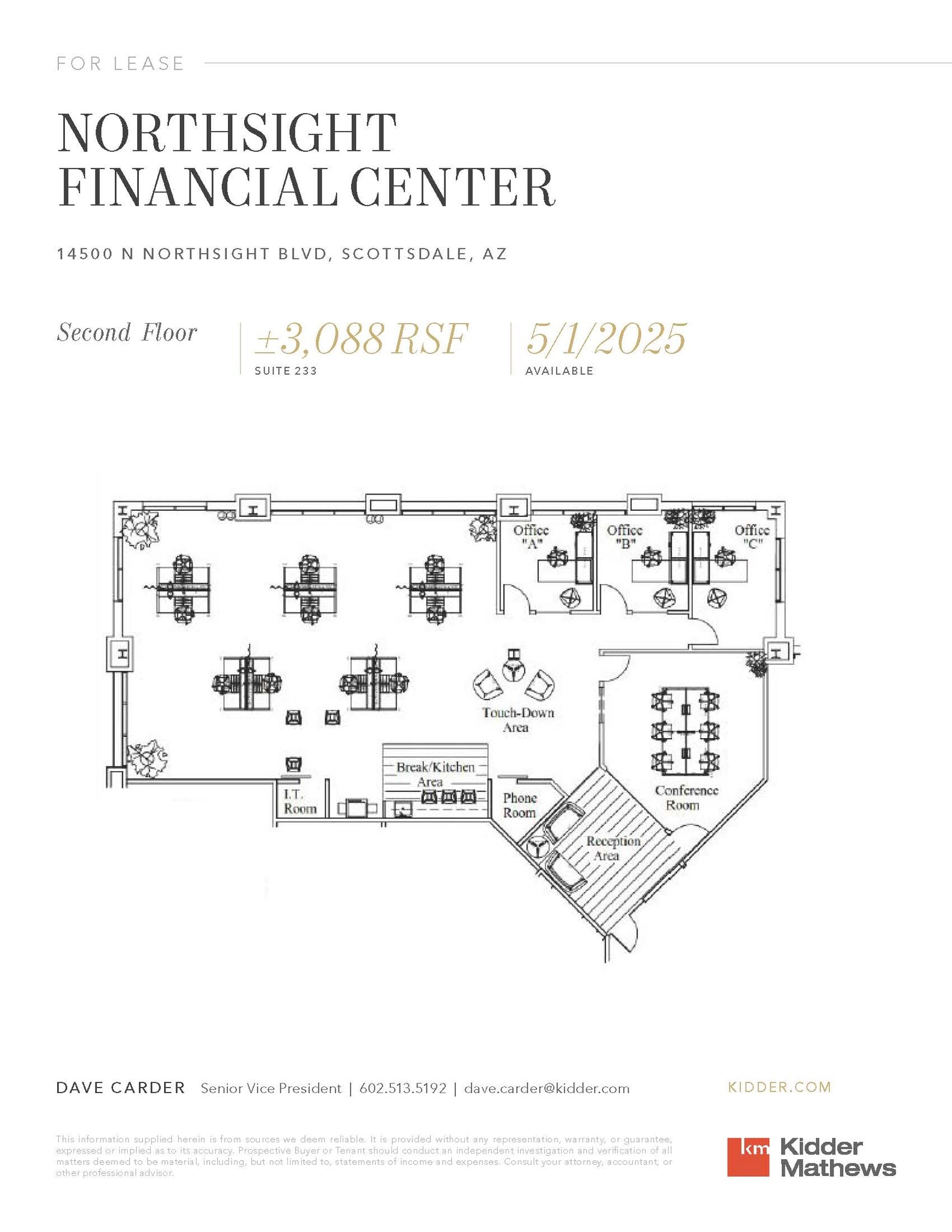 14500 N Northsight Blvd, Scottsdale, AZ à louer Plan d’étage– Image 1 sur 1