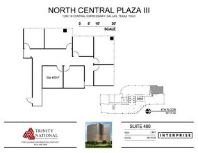 12801 N Central Expy, Dallas, TX à louer Plan d’étage– Image 1 sur 2