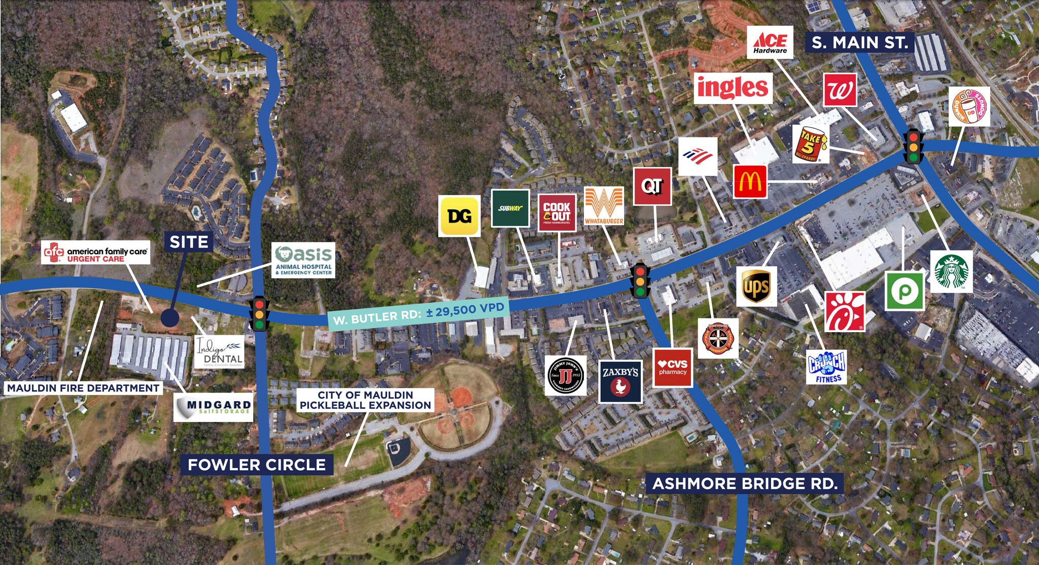 935-W Butler Road, Greenville, SC à vendre Photo principale– Image 1 sur 4
