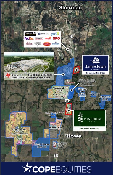 US-75 & Ponderosa Rd, Howe, TX à vendre - Photo de l’immeuble – Image 2 sur 5