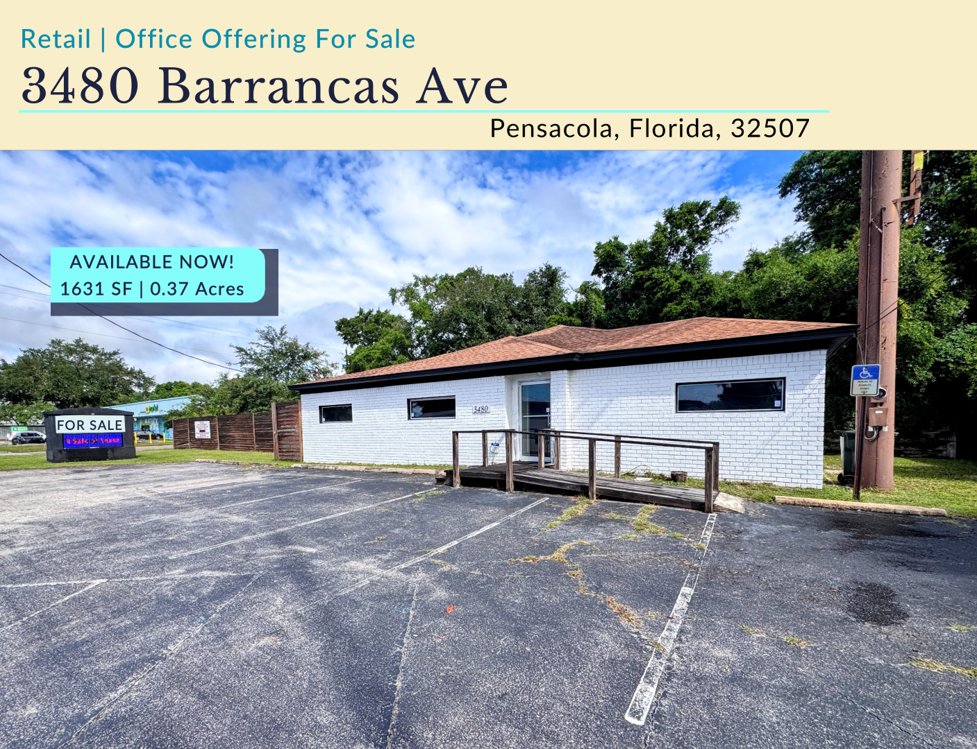 3480 Barrancas Ave, Pensacola, FL à vendre Photo de l’immeuble– Image 1 sur 25