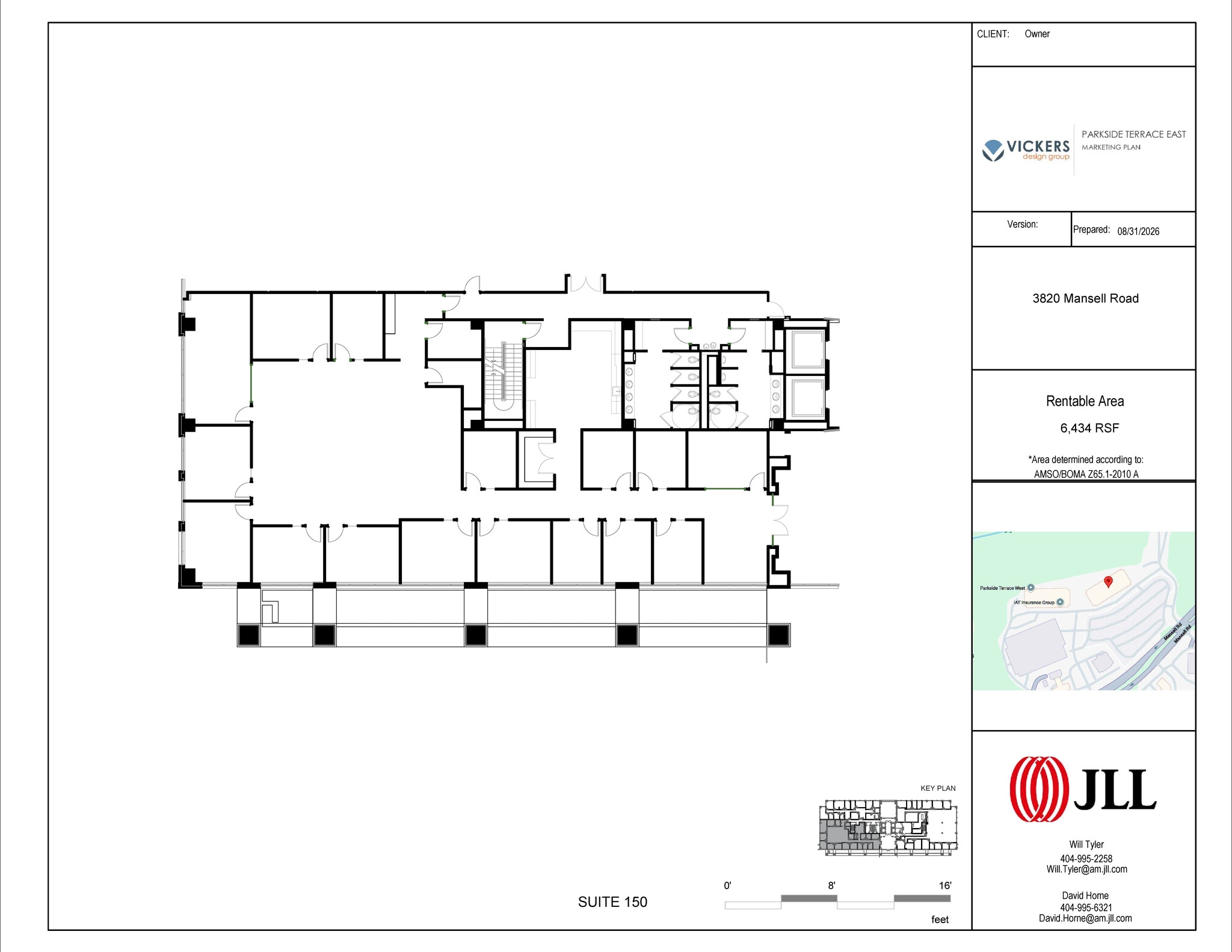 3780 Mansell Rd, Alpharetta, GA à louer Plan d’étage– Image 1 sur 1