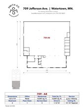 701-709 Jefferson Ave SW, Watertown, MN à louer Plan de site– Image 1 sur 1