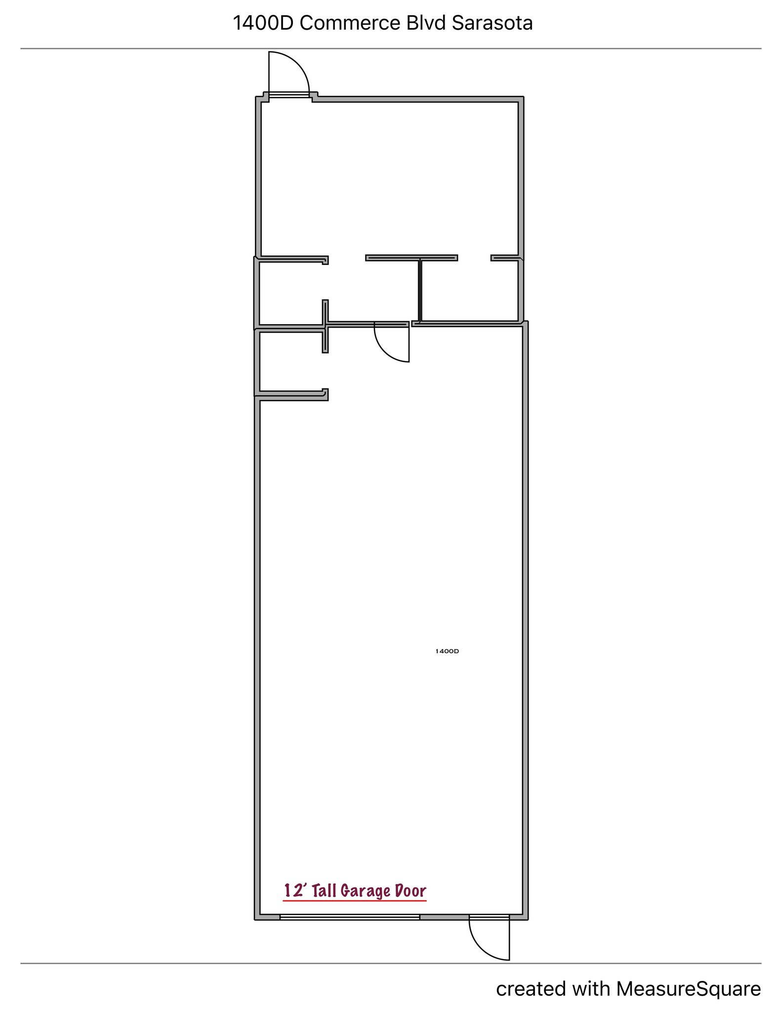 1390 Commerce Blvd, Sarasota, FL à louer Plan de site– Image 1 sur 1