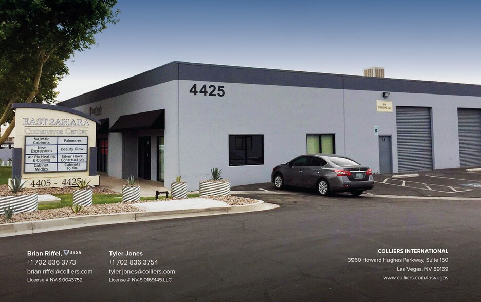 4405 E Sahara Ave, Las Vegas, NV à louer - Photo de l’immeuble – Image 1 sur 1