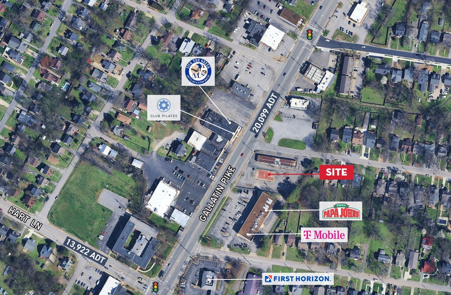 3616 Gallatin Pike, Nashville, TN à louer - Aérien – Image 2 sur 2