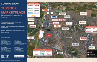 Plus de détails pour Countryside Dr, Turlock, CA - Local commercial à louer