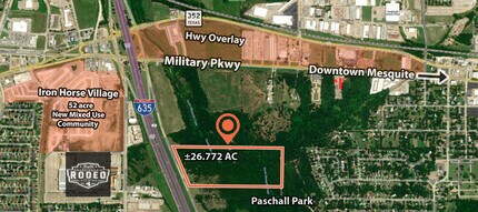 22000 E LBJ Fwy, Mesquite, TX - VUE AÉRIENNE  vue de carte - Image1