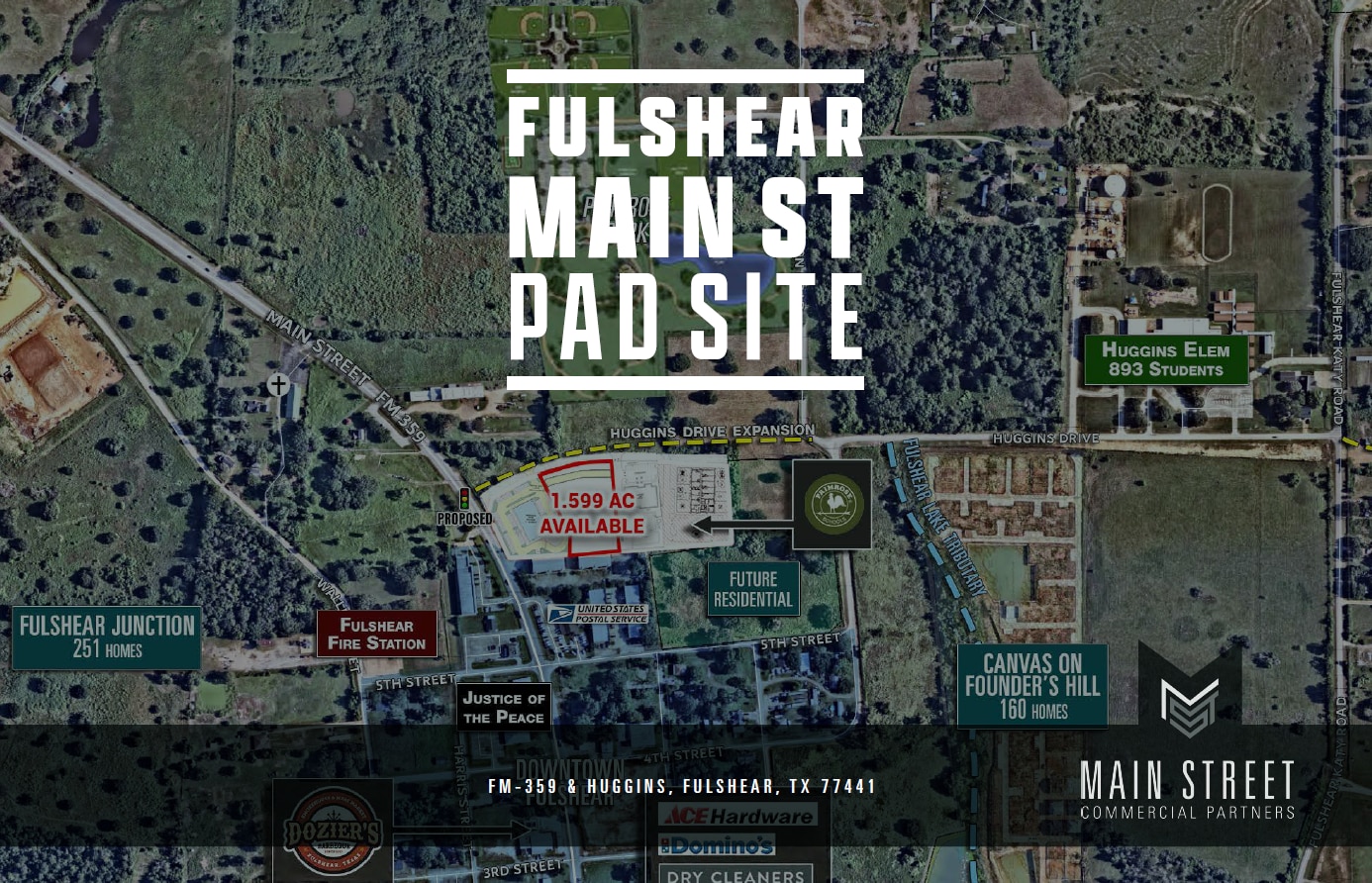 FM 359 & Huggins dr, Fulshear, TX à vendre Photo principale– Image 1 sur 5