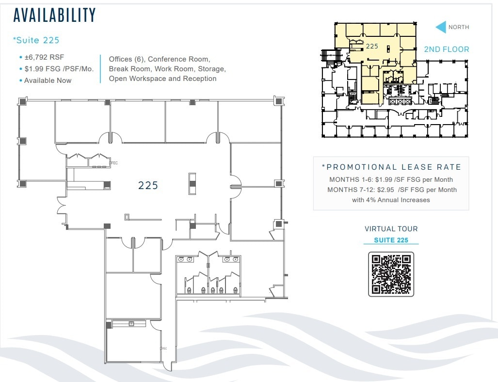 7979 Ivanhoe Ave, La Jolla, CA à louer Plan d’étage– Image 1 sur 1