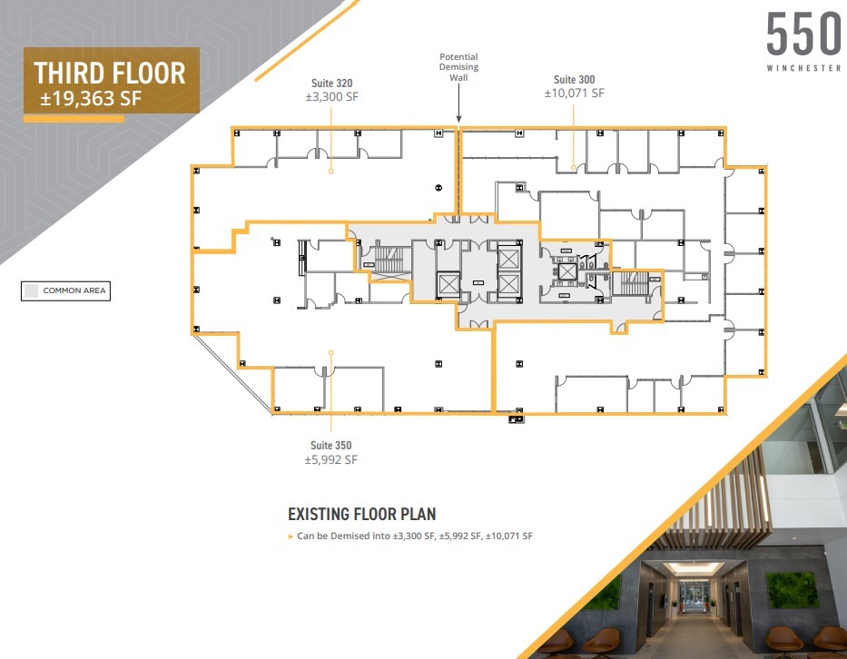 550 S Winchester Blvd, San Jose, CA à louer Plan d’étage– Image 1 sur 1