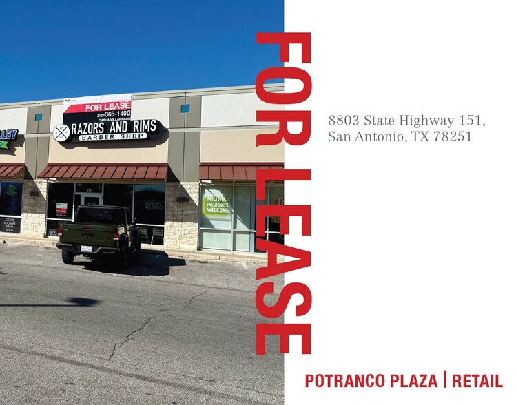 8803 Highway 151, San Antonio, TX à louer - Photo de l’immeuble – Image 1 sur 3