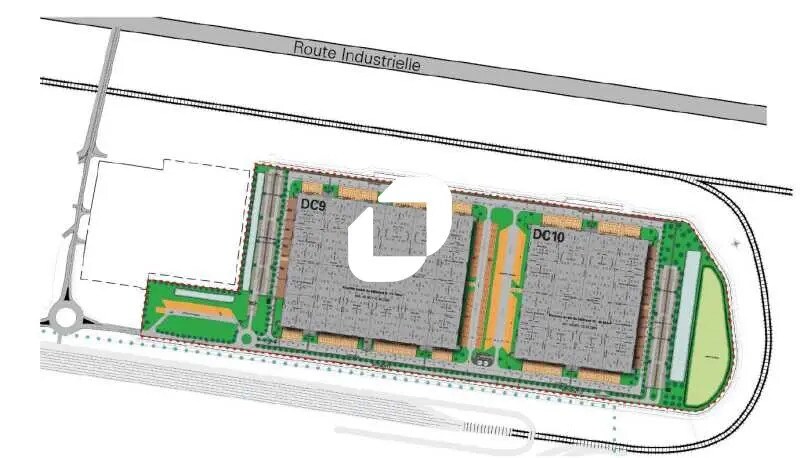 Industriel/Logistique dans Sandouville à louer - Plan d’étage – Image 2 sur 2