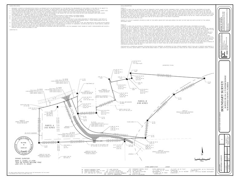 I-75 and County Road 136, White Springs, FL à vendre - Plan de site – Image 3 sur 3