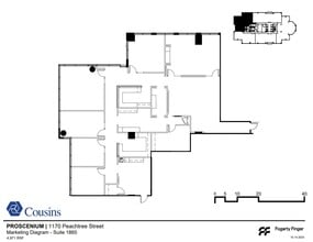 1170 Peachtree St, Atlanta, GA à louer Plan d’étage– Image 1 sur 1