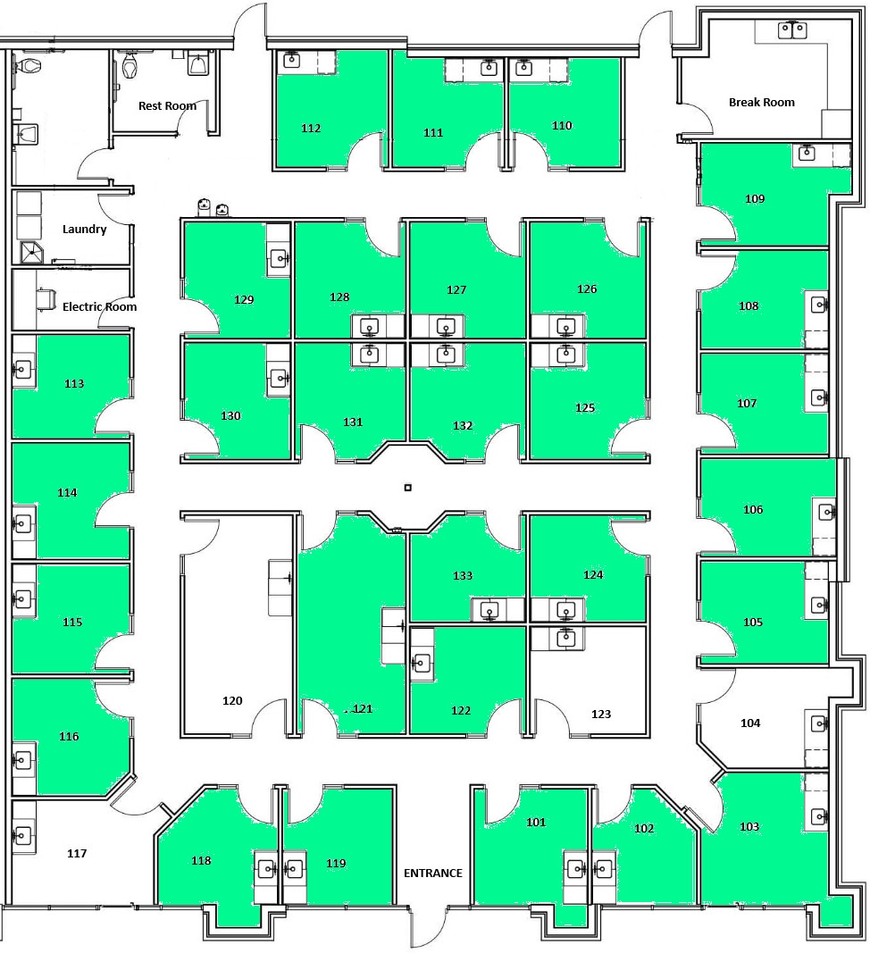 5100 Stacy Rd, McKinney, TX à louer Plan d’étage– Image 1 sur 1
