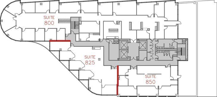4270 Executive Sq, La Jolla, CA à louer Plan d’étage– Image 1 sur 1