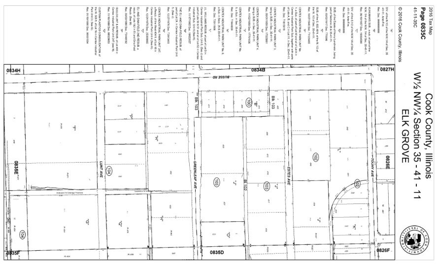 1700 Estes Ave, Elk Grove Village, IL à vendre - Plan cadastral – Image 3 sur 6
