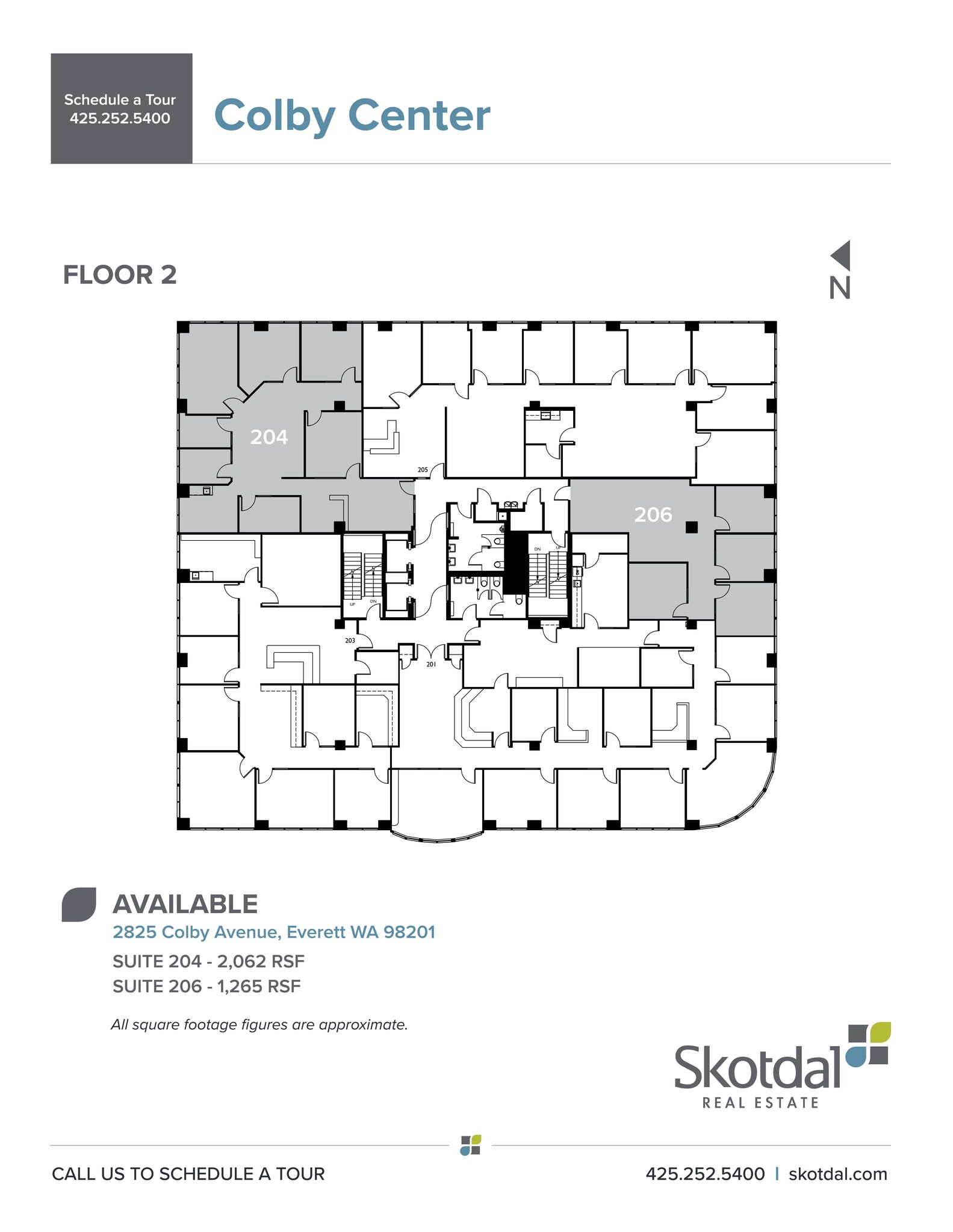 2825 Colby Ave, Everett, WA à louer Plan de site– Image 1 sur 1