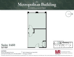 134 N LaSalle St, Chicago, IL à louer Plan d’étage– Image 1 sur 1