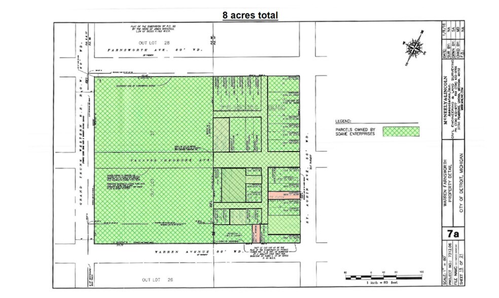 E Warren Ave, Detroit, MI à louer - Plan cadastral – Image 2 sur 2