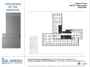 1350 Avenue of the Americas, New York, NY à louer Plan d’étage– Image 2 sur 2