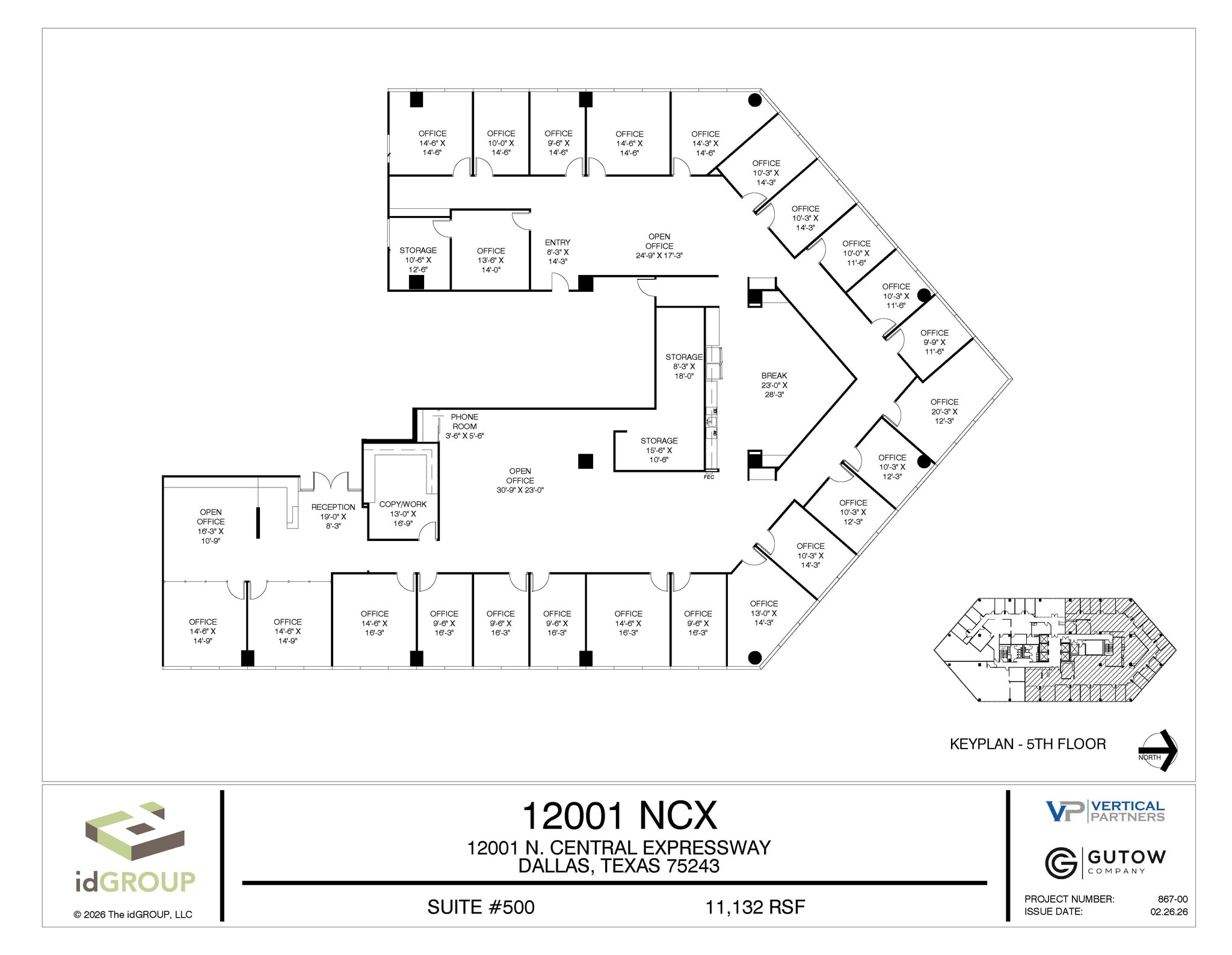 12001 N Central Expy, Dallas, TX à louer Plan d’étage– Image 1 sur 1