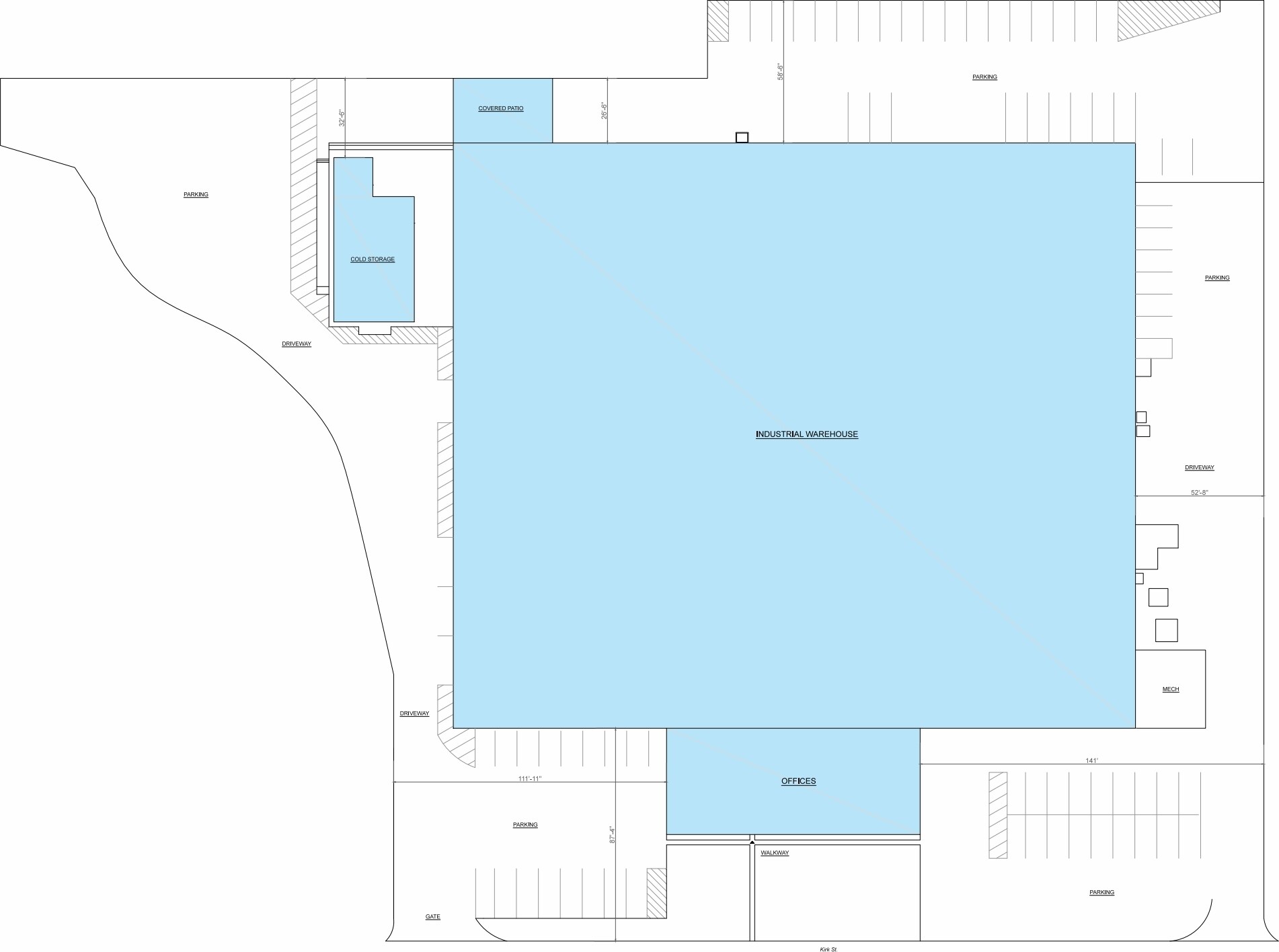 6350 Kirk St, Morton Grove, IL à louer Plan de site– Image 1 sur 2