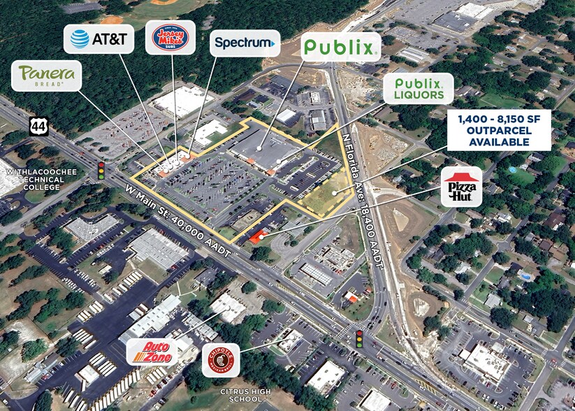 1012 W Main St, Inverness, FL à louer - Aérien – Image 2 sur 4