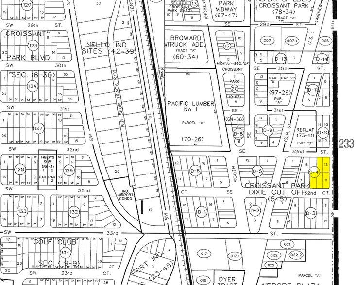 519 SE 32nd Ct, Fort Lauderdale, FL à louer - Plan cadastral – Image 2 sur 5