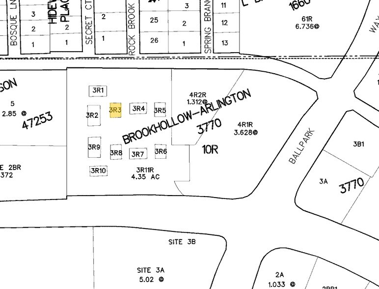 2015 E Lamar Blvd, Arlington, TX à vendre - Plan cadastral – Image 3 sur 9