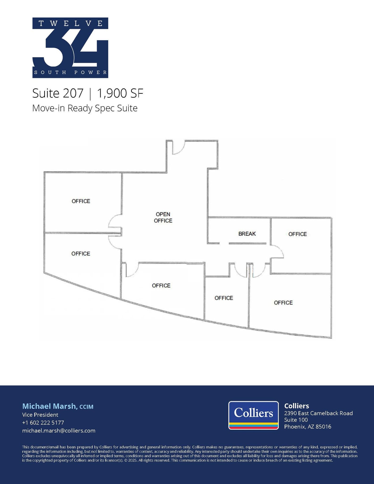 1234 S Power Rd, Mesa, AZ à louer Plan d’étage– Image 1 sur 1