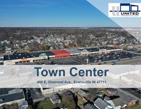 400 E Diamond Ave, Evansville, IN - Vue aérienne vue de carte