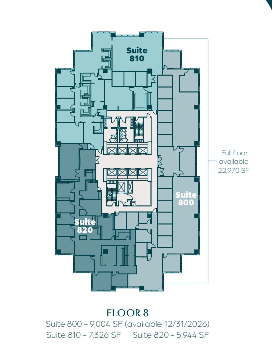 951 E Byrd St, Richmond, VA à louer Plan d’étage– Image 1 sur 1