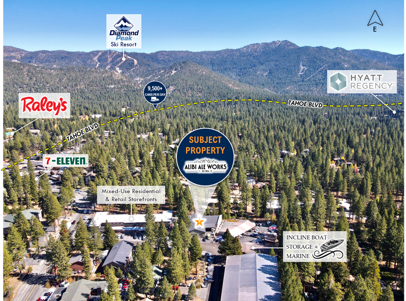 204 E Enterprise, Incline Village, NV à louer - Aérien – Image 3 sur 6