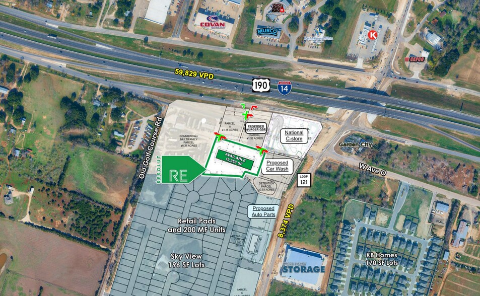SWC of W Ave O & S Loop 121, Belton, TX à louer - Aérien – Image 3 sur 3