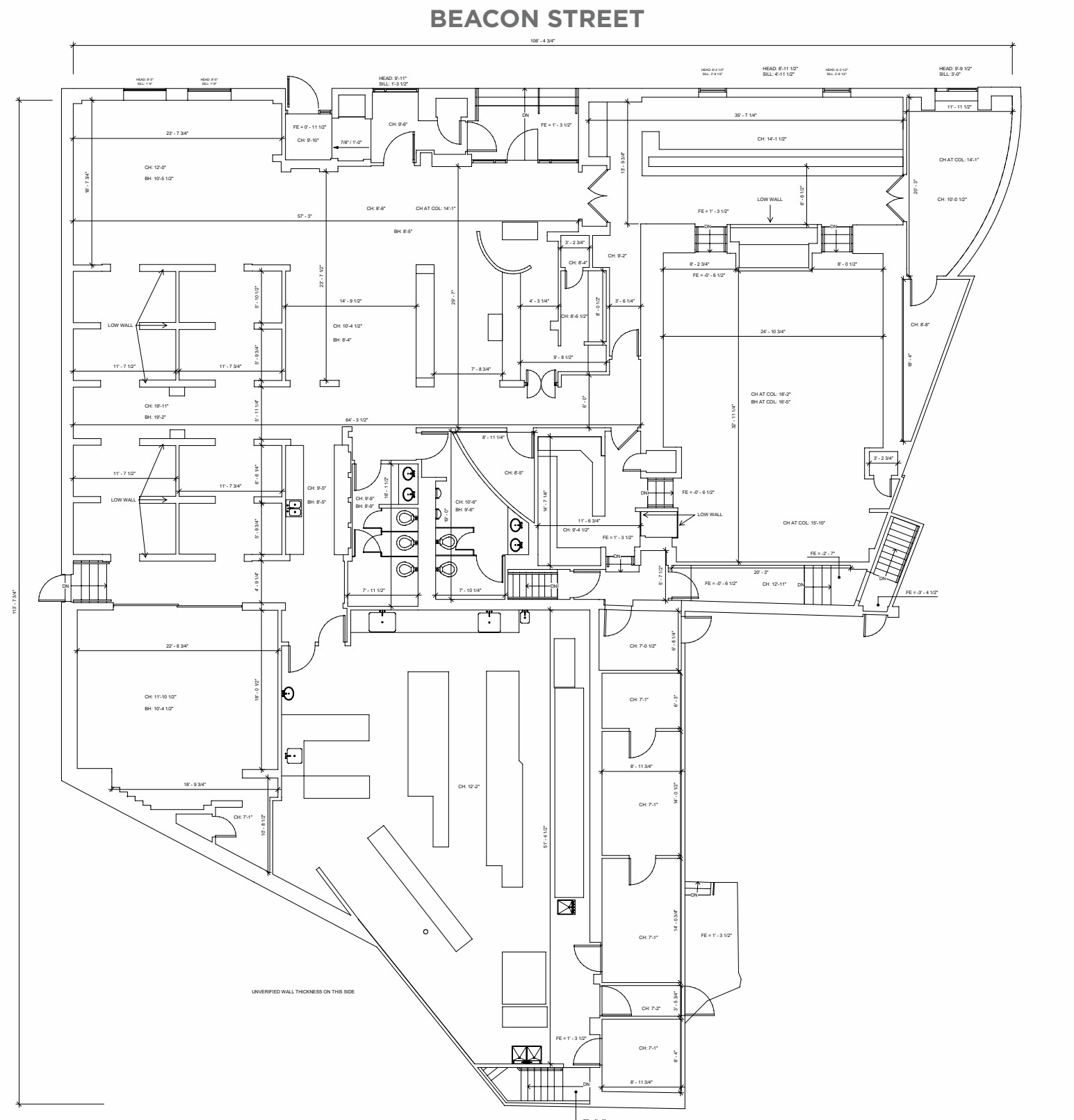 1651 Beacon St, Brookline, MA à louer Plan d’étage– Image 1 sur 1