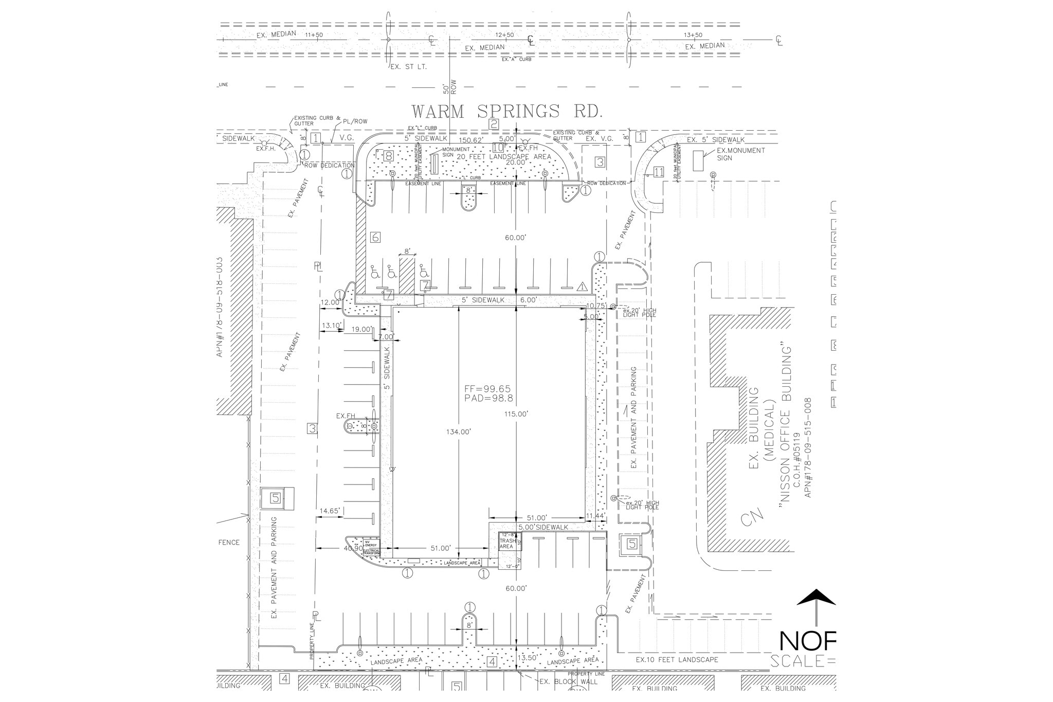 1535 W Warm Springs Rd, Henderson, NV à louer Plan de site– Image 1 sur 3