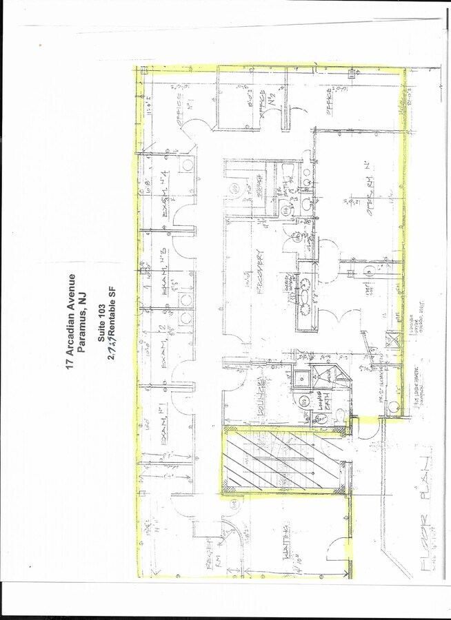 17 Arcadian Ave, Paramus, NJ 07652 - Lot 103 -  - Plan d’étage - Image 1 of 2