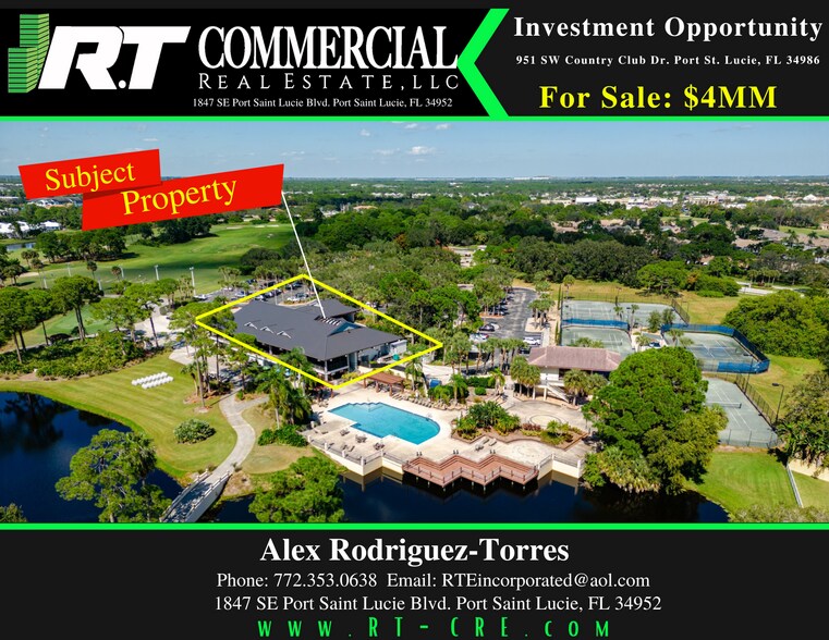 951 SW Country Club Dr, Port Saint Lucie, FL à vendre - Photo de l’immeuble – Image 1 sur 10