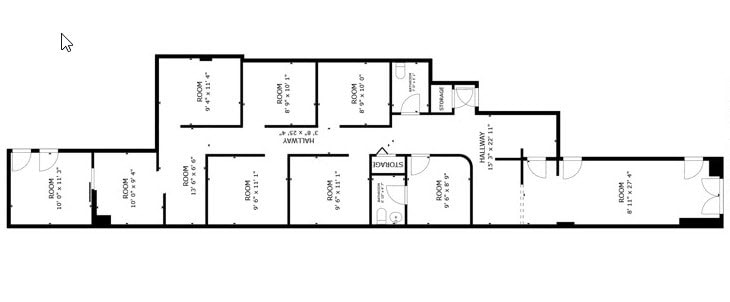 20 Warren St, New York, NY à louer Plan d’étage– Image 1 sur 1
