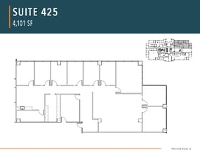 3440 Preston Ridge Rd, Alpharetta, GA à louer Plan d’étage– Image 1 sur 9