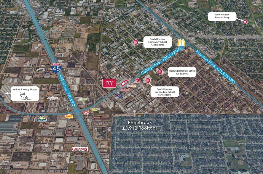 1303 College Ave, South Houston, TX à louer - Photo principale – Image 1 sur 2