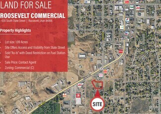 Plus de détails pour 630 State St, Roosevelt, UT - Terrain à vendre