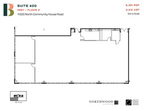 11325 N Community House Rd, Charlotte, NC à louer Plan d’étage– Image 1 sur 1