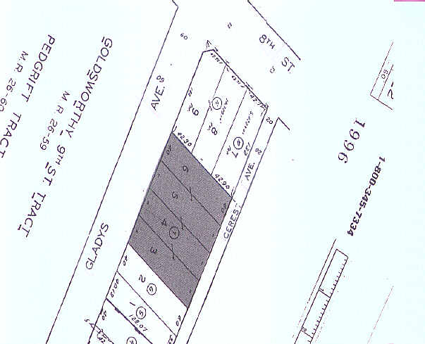 820 Gladys Ave, Los Angeles, CA à louer - Plan cadastral – Image 2 sur 11