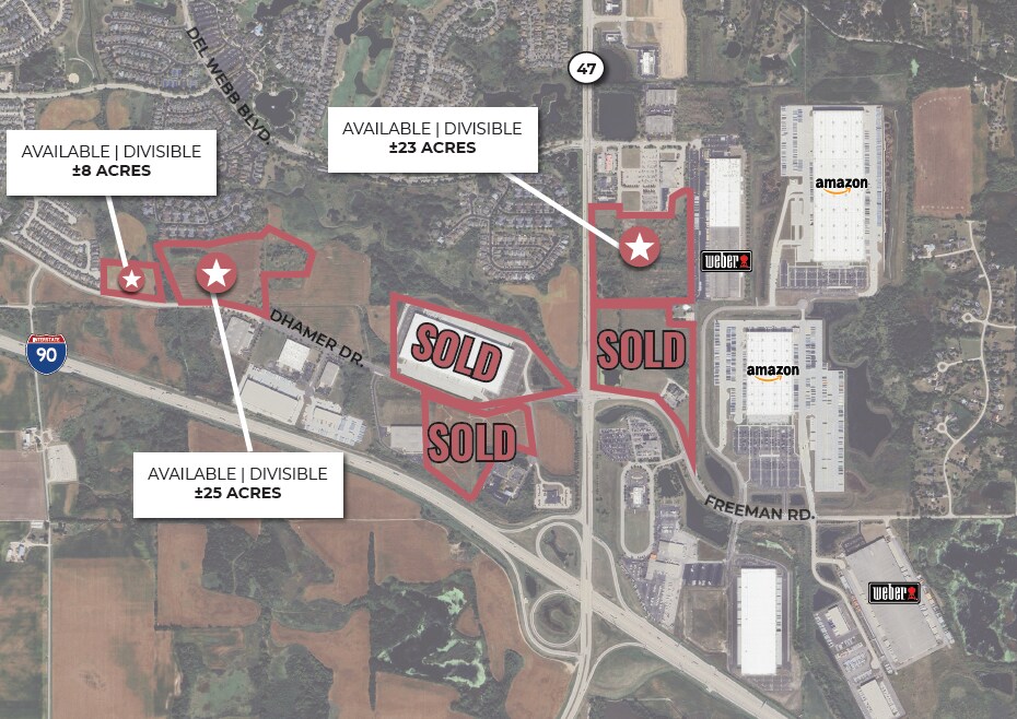 Route 47 & Freeman Rd, Huntley, IL à vendre Photo de l’immeuble– Image 1 sur 3